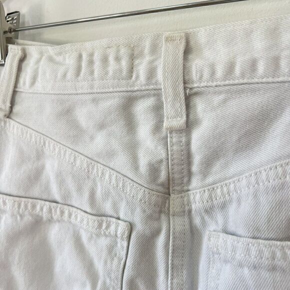 Rag and Bone Dive White Asymmetric Cut Denim Skirt - Picture 10 of 12